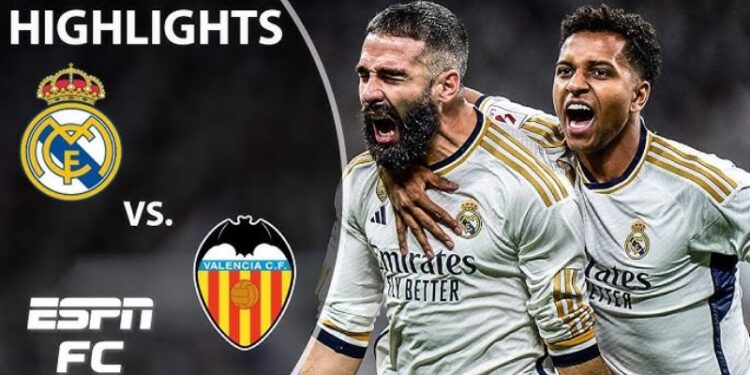 Valencia vs Real Madrid